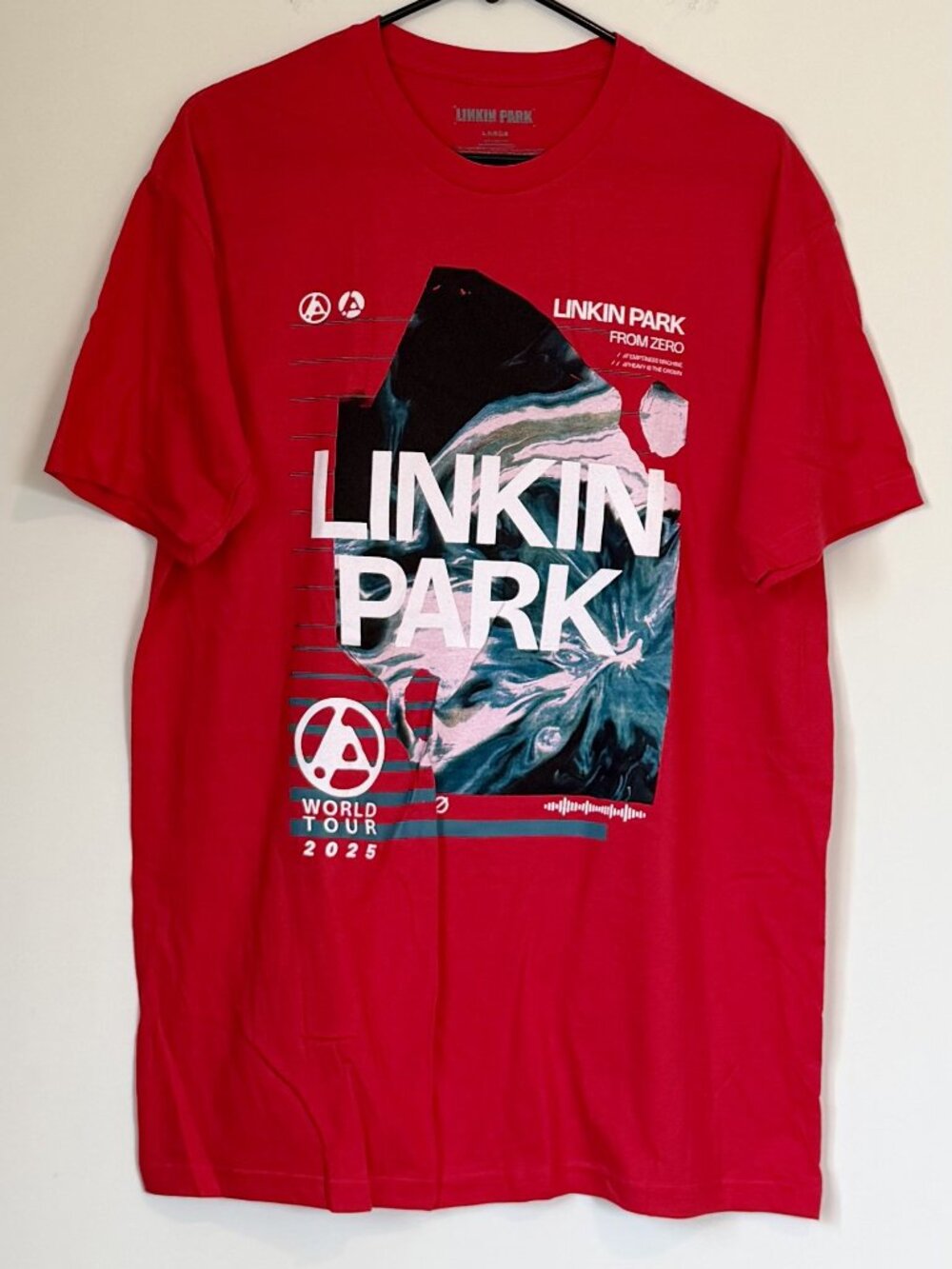 NEW Linkin Park From Zero World Tour Short Sleeve Tee - Size: Large